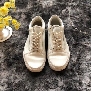 VANS Old Skool Studs Sidewall White Sneakers
